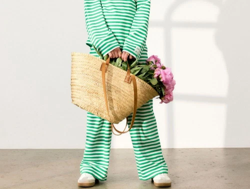 Name It bukser hvid med grønne stiber